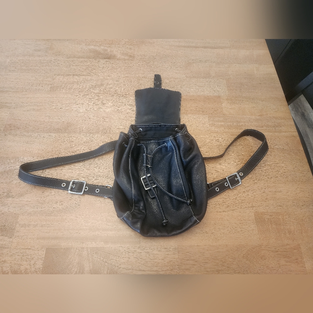 COACH Vintage 90’s Y2K Legacy Backpack Black 9569 - Picture 9 of 11